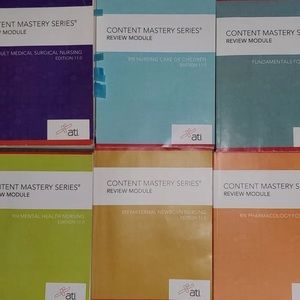 ATI RN prep books - used condition.